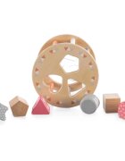 Zopa Wooden Jigsaw aktivnostna vstavljanka iz lesa 18 m+ Pink 1 kos