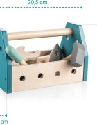 Zopa Wooden Tool Box set orodja Blue 14 kos