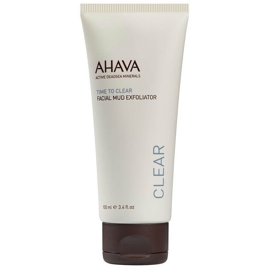 Ahava Time To Clear Facial Mud Exfoliator Čistilni Piling Za Obraz 100 ml