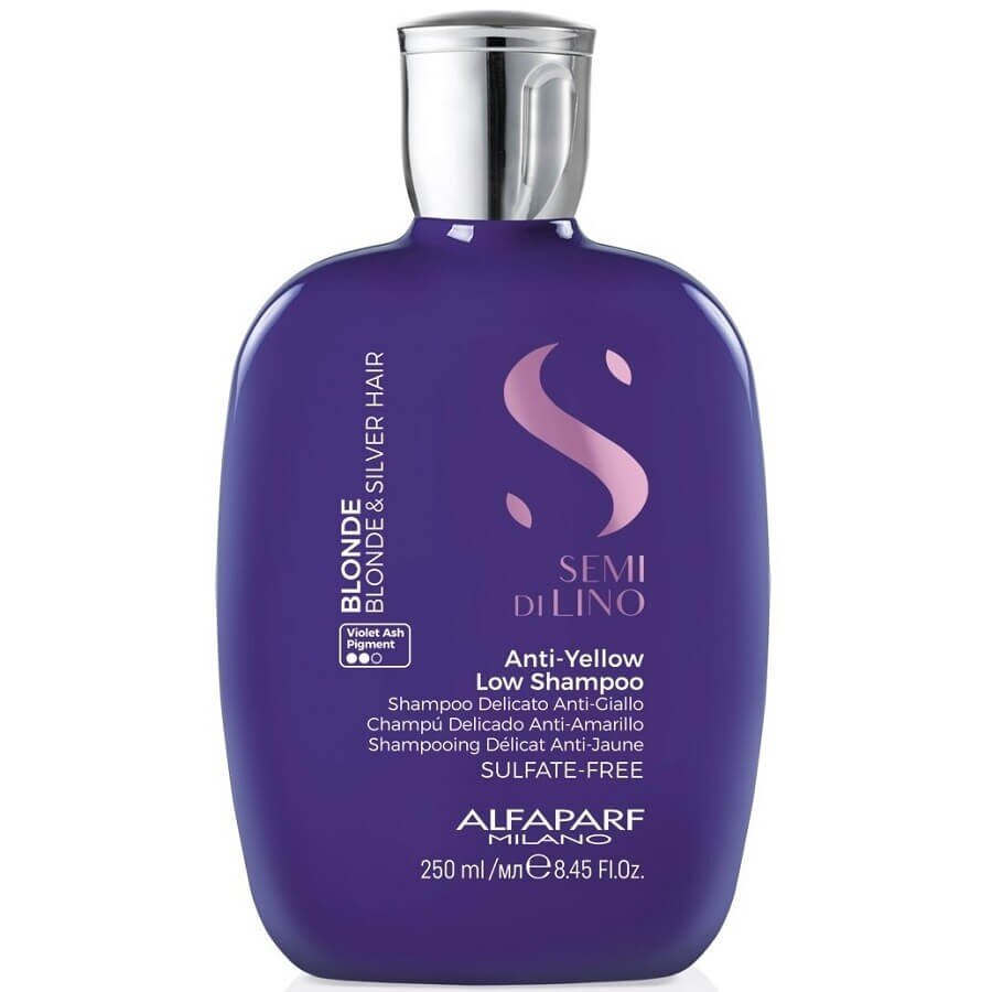 Alfaparf Milano Semi Di Lino Blonde Anti Yellow Low Shampoo Šampon Za Lase 250 ml