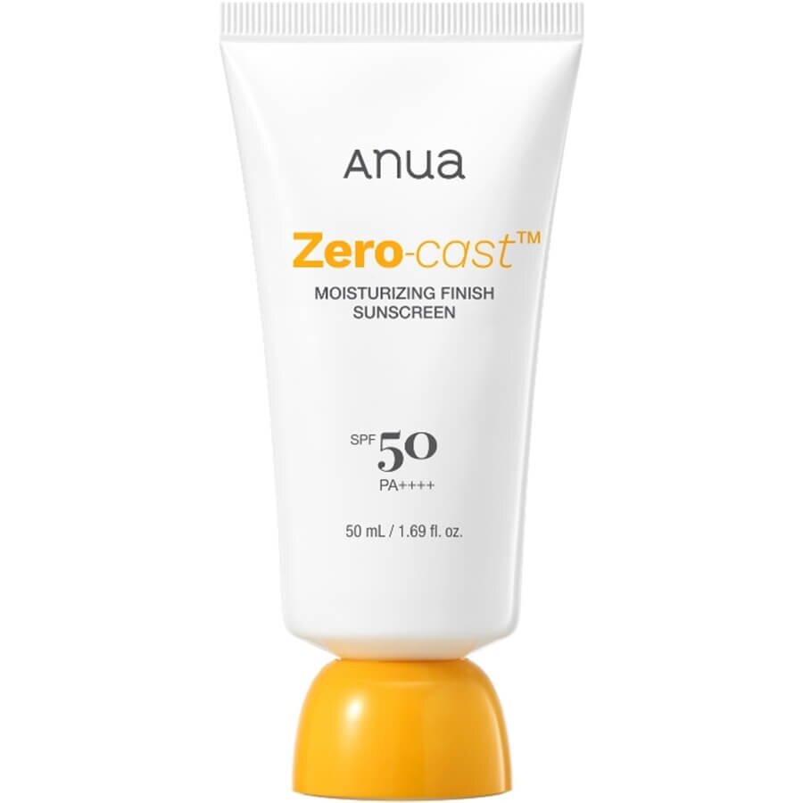 Anua Zero-Cast™ Moisturizing Finish Sunscreen SPF 50+ Krema Za Zaščito Pred Soncem 50 ml