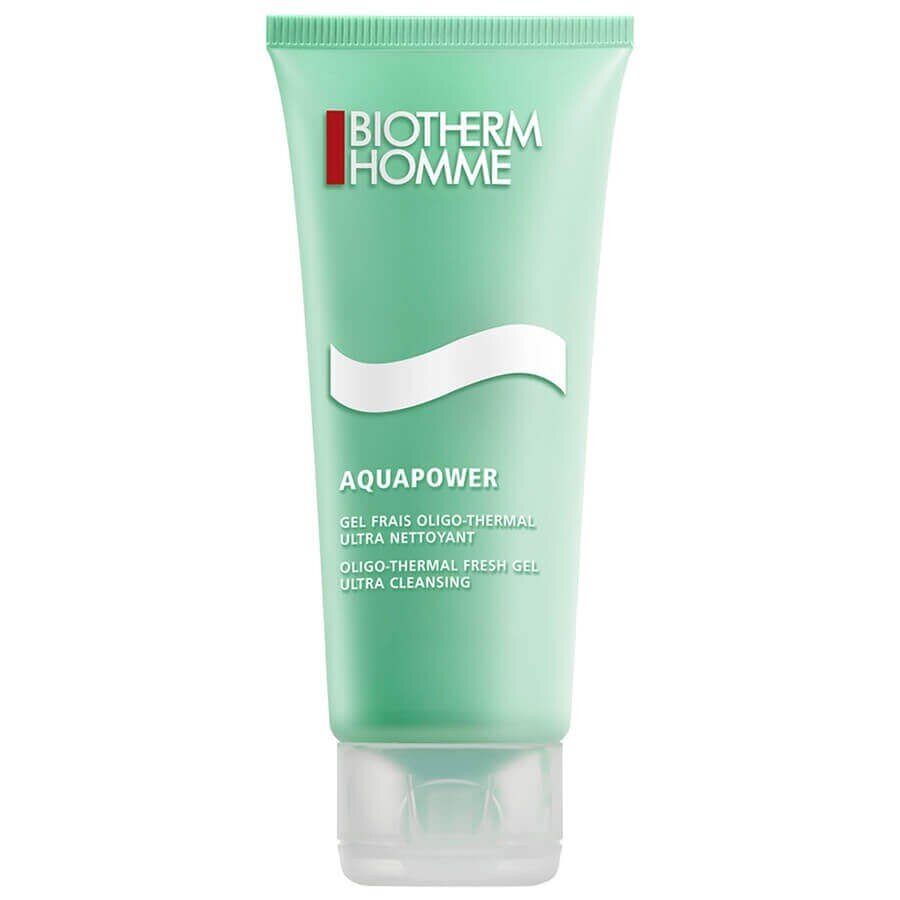 Biotherm Homme Aquapower Oligo-Thermal Fresh Gel Čistilni Za Obraz 125 ml
