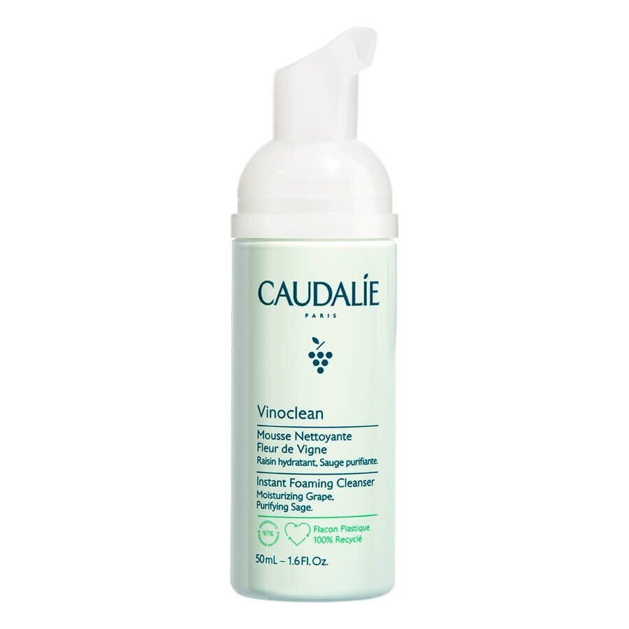Caudalie Vinoclean Instant Foaming Cleanser Pena Za Odstranjevanje Ličil 50 ml
