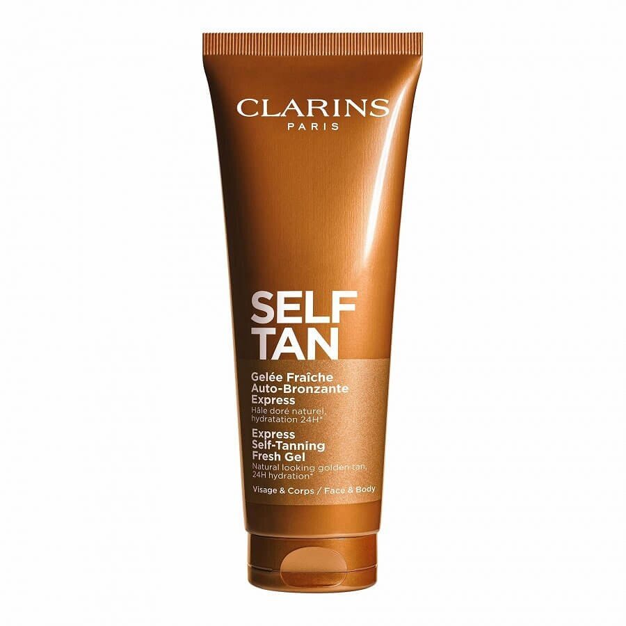 Clarins Express Self-Tanning Fresh Gel Samoporjavitveni Losjon 125 ml