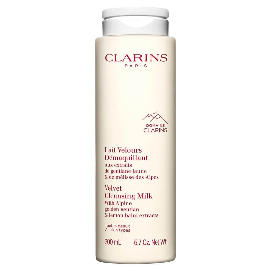 Clarins Mleko Za Čiščenje Velvet Cleansing Milk Odstranjevanje Ličil 200 ml