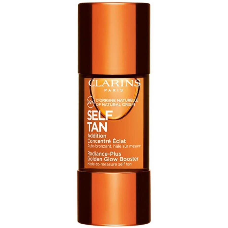 Clarins Self Tan Addition Concentré Éclat Visage Samoporjavitveni Serum Za Obraz 15 ml