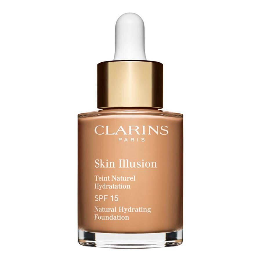 Clarins Skin Illusion Foundation SPF 15 Cashew Tekoča Podlaga 30 ml
