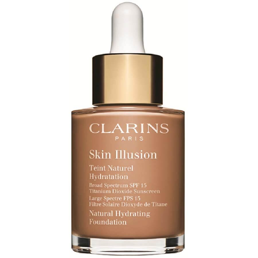 Clarins Skin Illusion Foundation SPF 15 Chestnut Tekoča Podlaga 30 ml