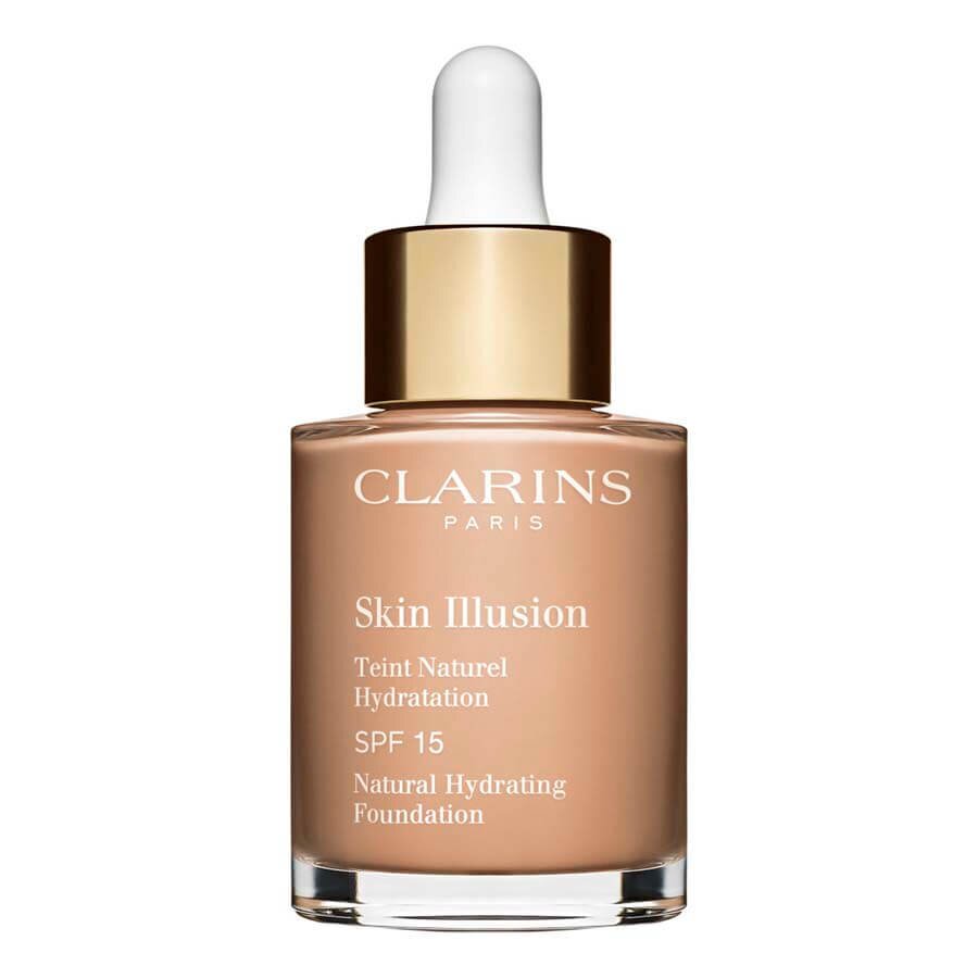 Clarins Skin Illusion Foundation SPF 15 Wheat Tekoča Podlaga 30 ml