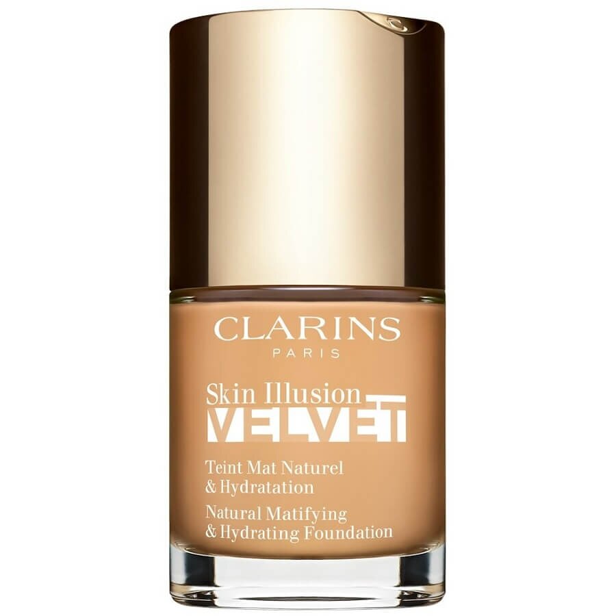 Clarins Skin Illusion Velvet Foundation Tawny Tekoča Podlaga 30 ml
