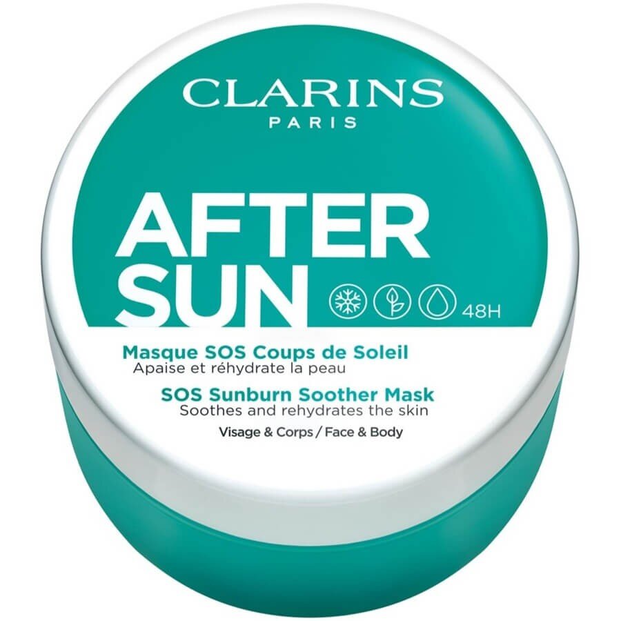 Clarins SOS Sunburn Soother Mask Maska Za Nego Obraza 100 ml