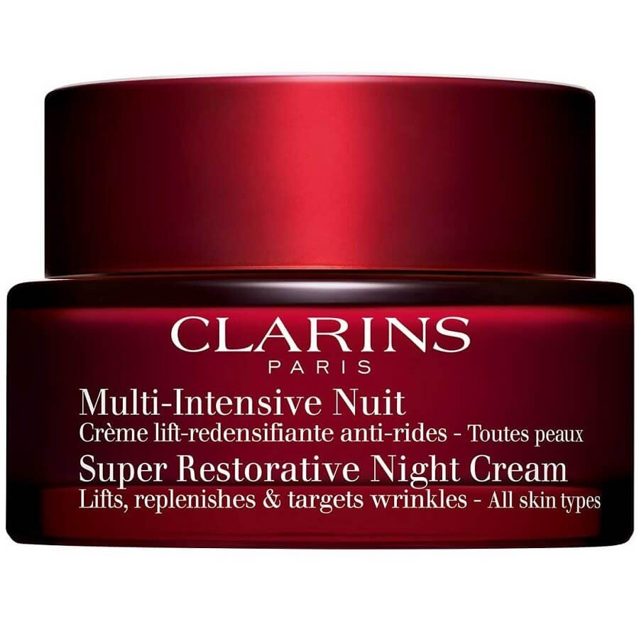Clarins Super Restorative Night Cream All Types Nočna Krema Za Nego Obraza 50 ml