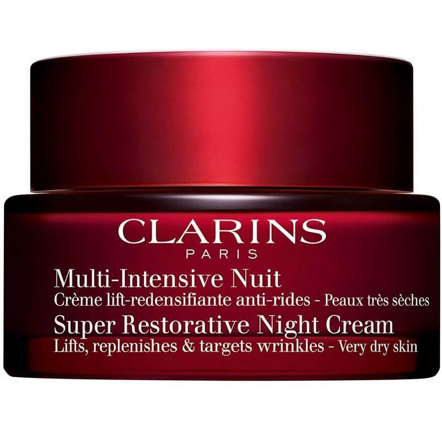 Clarins Super Restorative Night Cream Dry Skin Nočna Krema Za Nego Obraza 50 ml