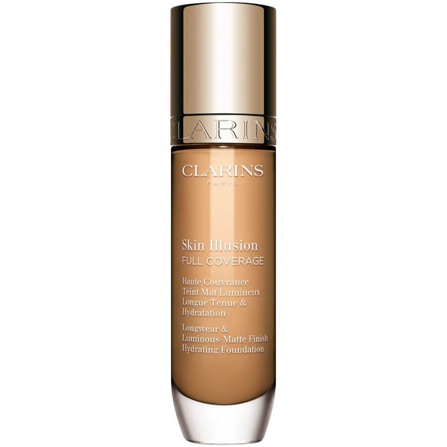 Clarins Tekoči Puder Skin Illusion Full Coverage Hydrating Foundation 110.5W Tekoča Podlaga 30 ml