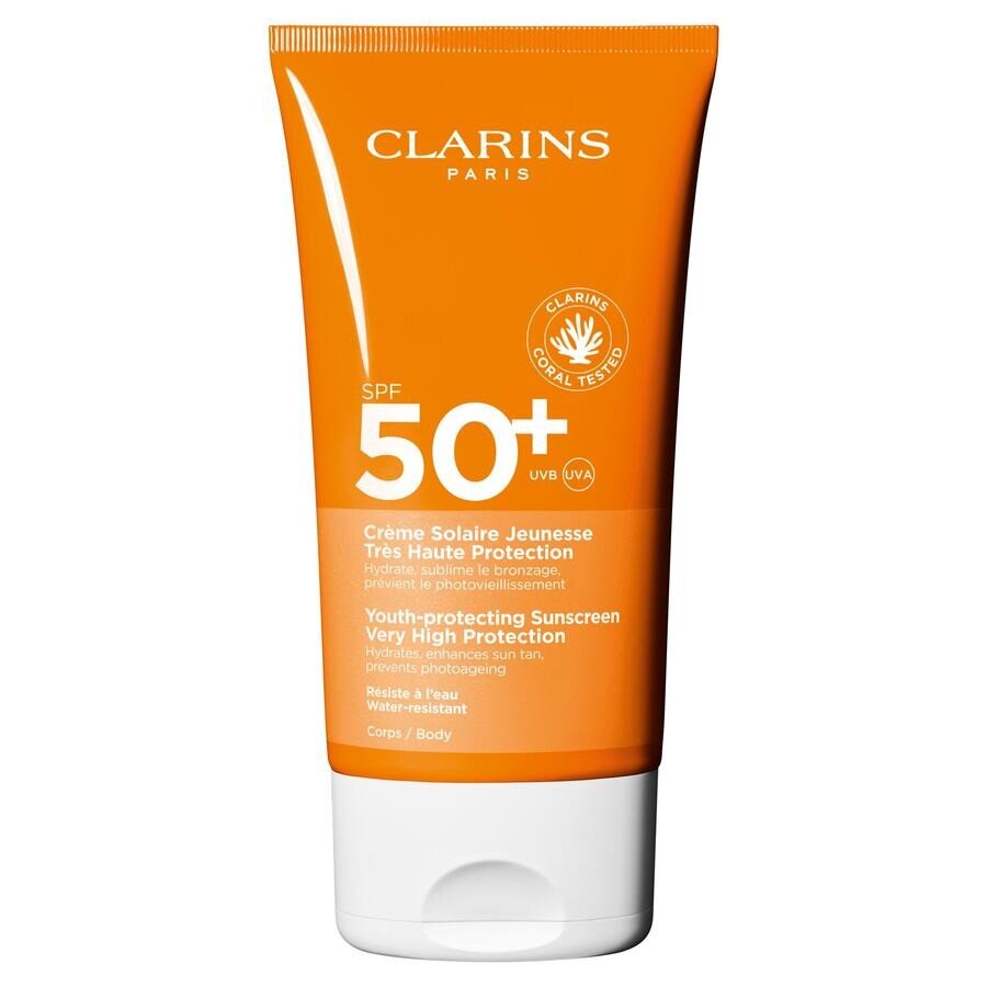 Clarins Youth-Protecting Sunscreen SPF 50 Krema Za Zaščito Pred Soncem 150 ml