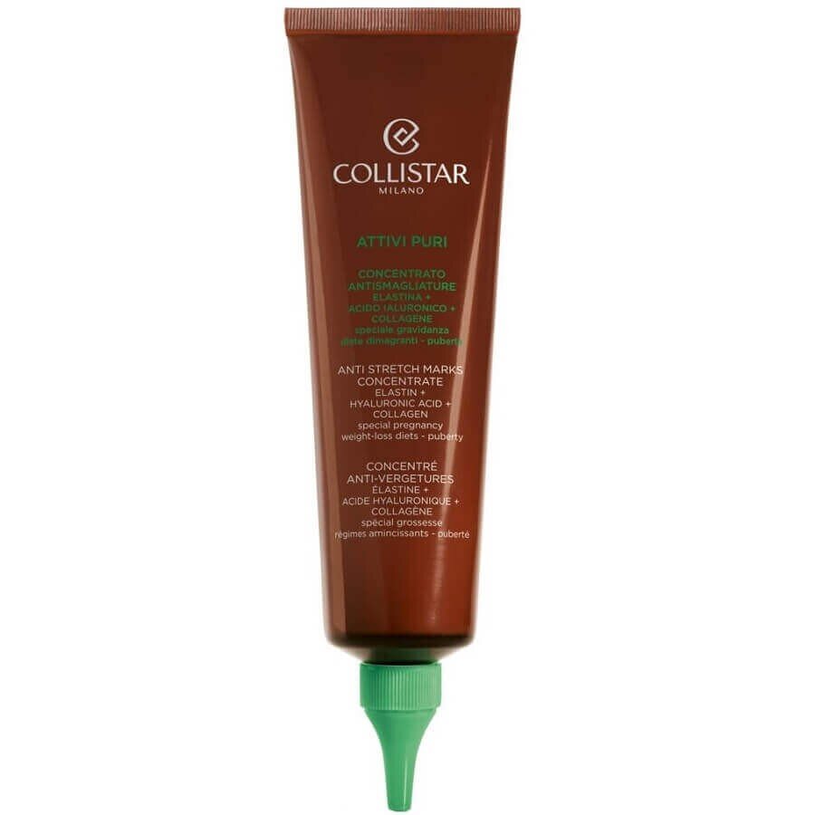 Collistar Attivi Puri Anti Stretch Marks Concentrate Elastin+Hyaluronic Acid+Collagen Krema Za Preprečevanje Strij 150 ml