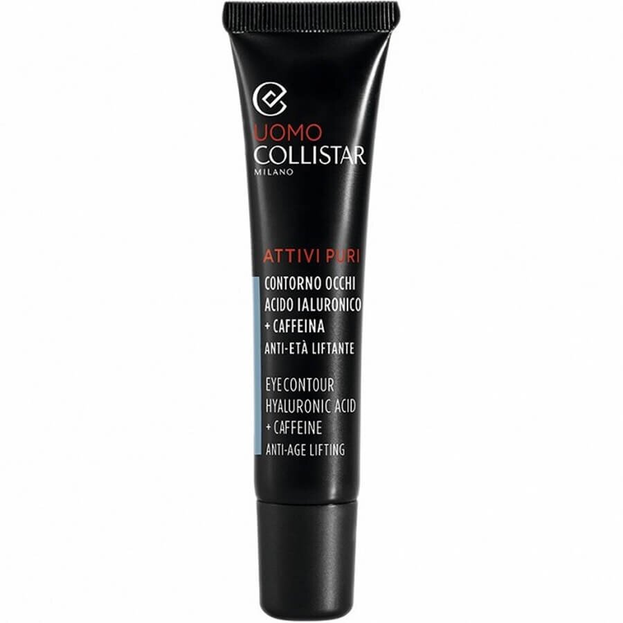 Collistar Kreme Za Predel Okoli Oči Uomo Attivi Puri Hyaluronic Acid + Caffeine Eye Contour Krema 15 ml