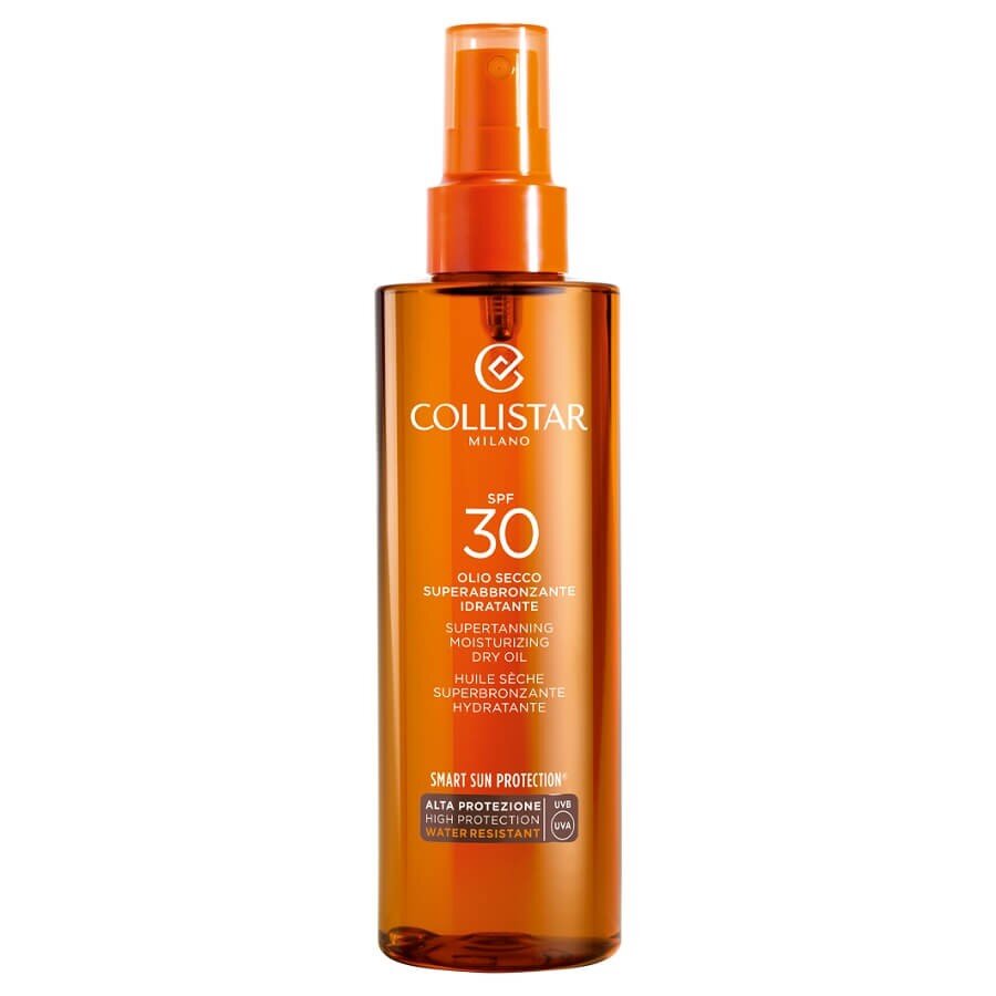 Collistar Supertanning Moisturizing Dry Oil SPF 30 Olje Za Porjavelost 200 ml