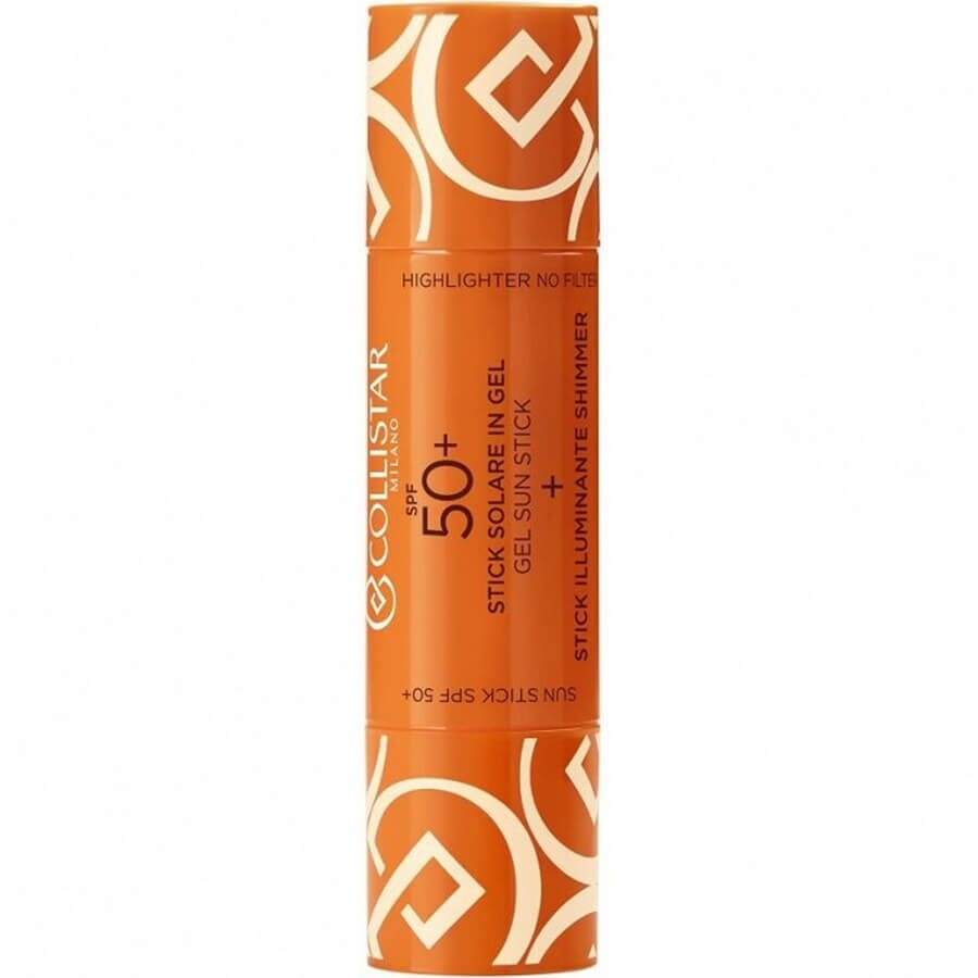 Collistar Zaščita Pred Soncem Gel Sun Stick SPF 50+ & Shimmer Highlighter Stik Za Zaščito 1 kos