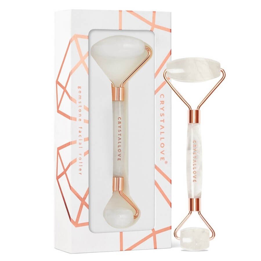 Crystallove Clear Quartz Roller Masažer Obraza 1 kos