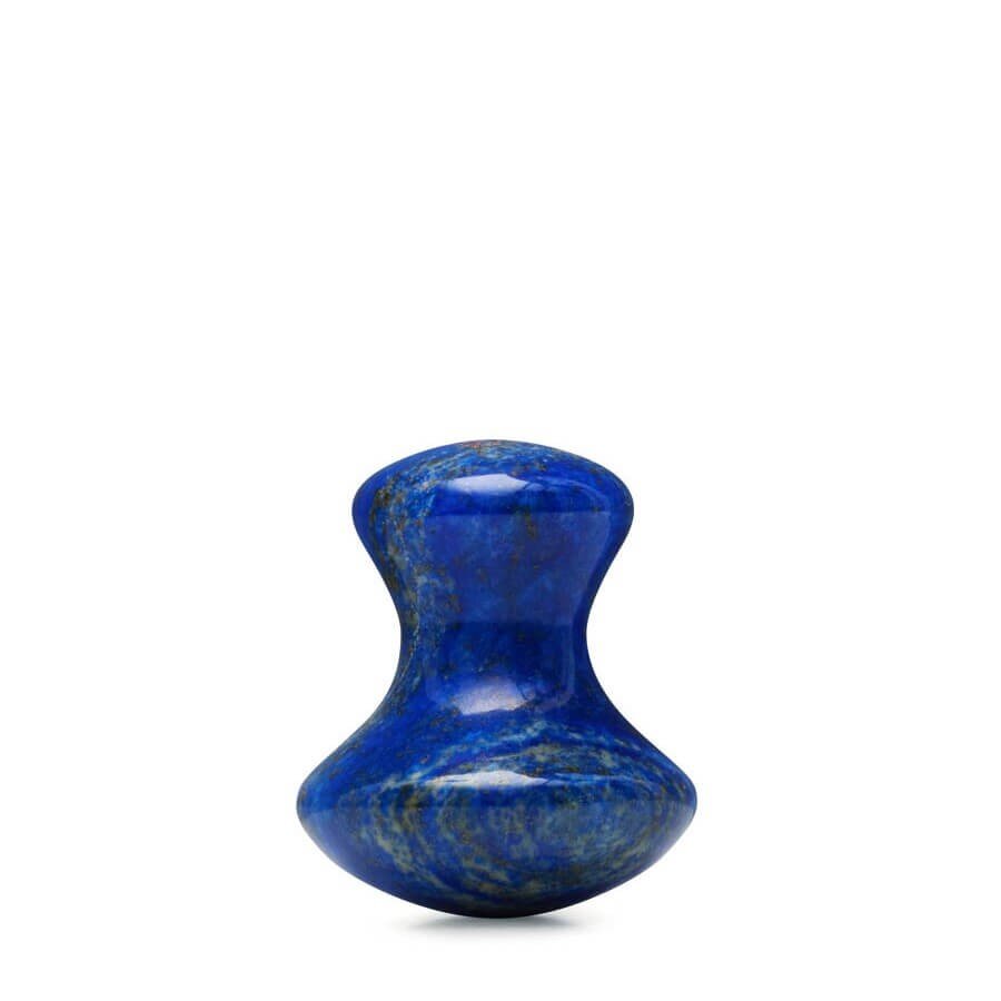 Crystallove Lapis Lazuli Mushroom Gua Sha Masažer Obraza 1 kos