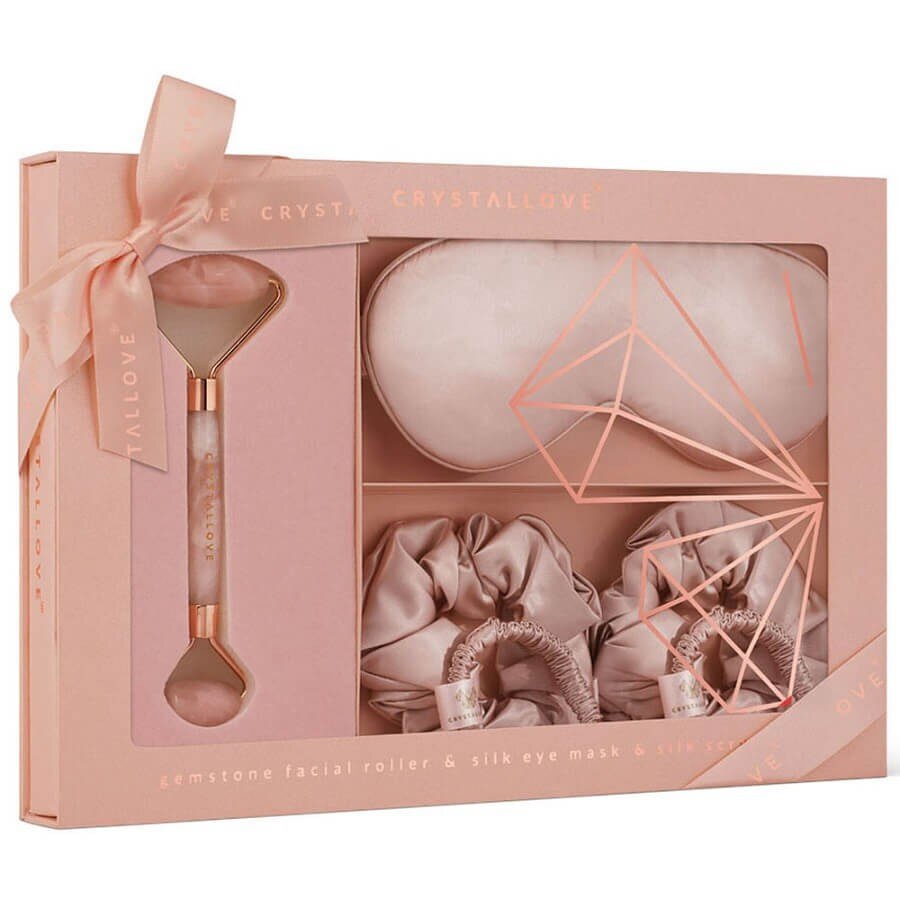 Crystallove Rose Quartz Home Spa Set 1 kos