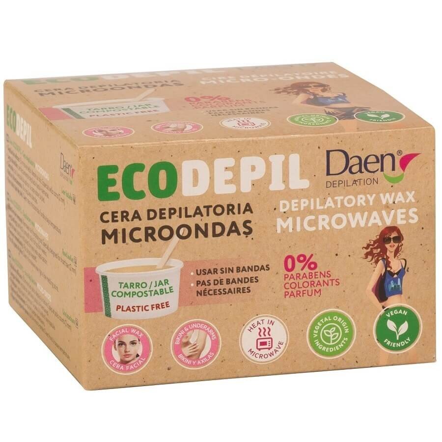 Daen Hot Waxes Microwable Wax Ecodepil Vosek Za Odstranjevanje Dlak Iz Obraza 100 g