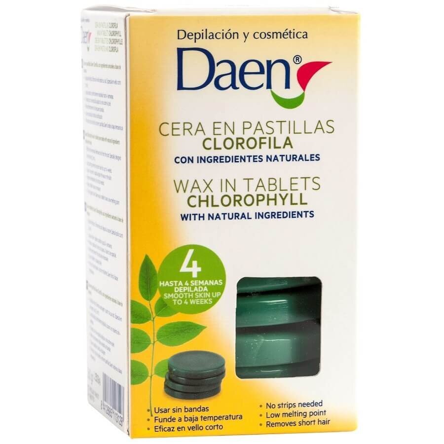 Daen Hot Waxes Wax In Discs Chlorophyll Vosek Za Odstranjevanje Dlak Iz Obraza 240 g