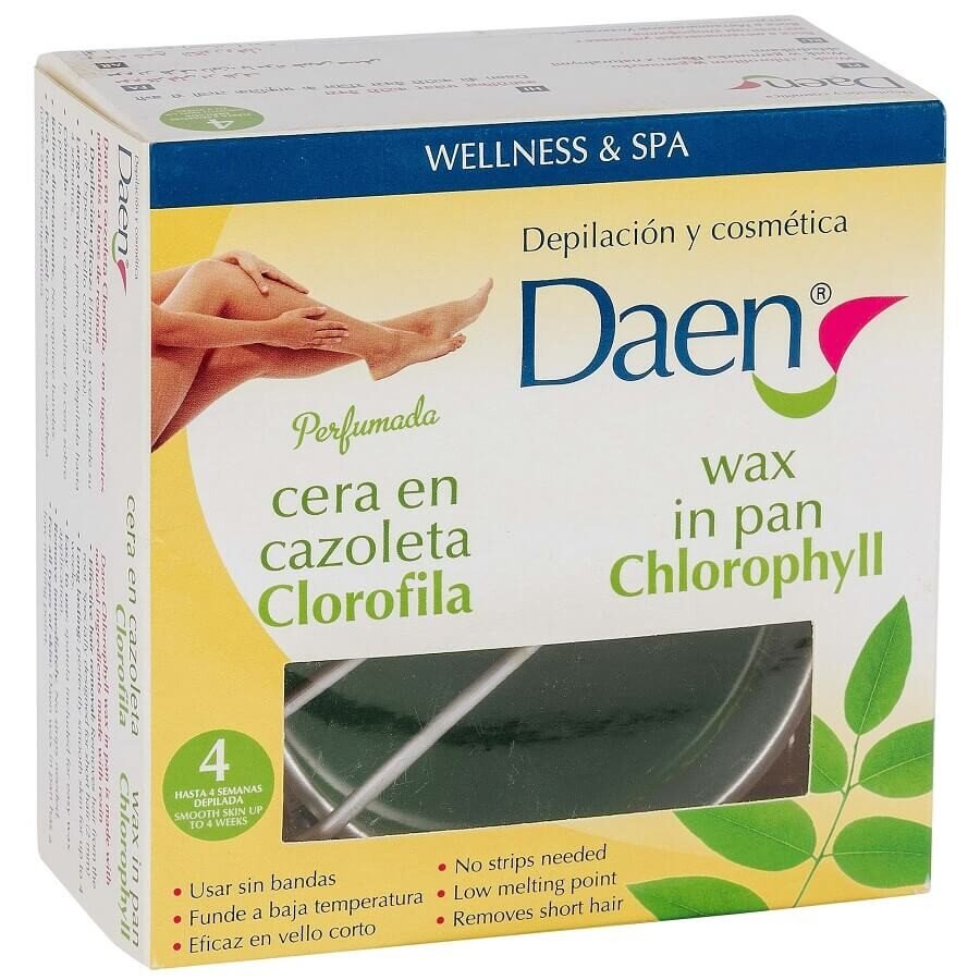 Daen Hot Waxes Wax In Pan Chlorophyll Vosek Za Odstranjevanje Dlak Iz Obraza 90 g