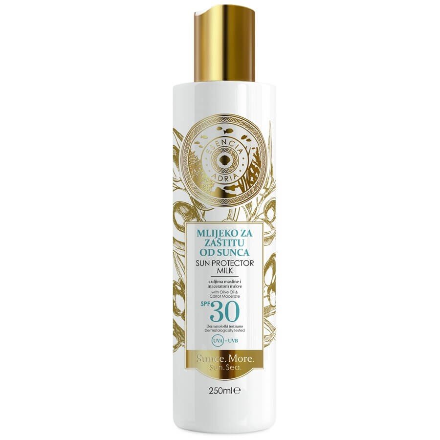Esencia Adria Sun Protector Milk SPF 30 Mleko Za Zaščito Pred Soncem 250 ml
