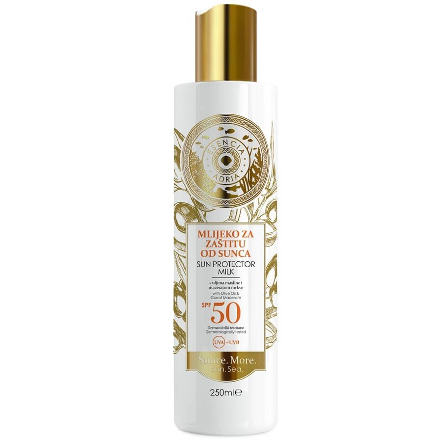 Esencia Adria Sun Protector Milk SPF 50 Mleko Za Zaščito Pred Soncem 250 ml
