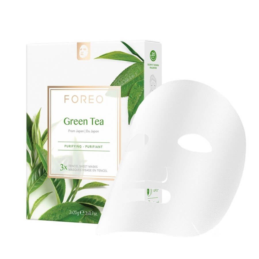 FOREO Farm To Face Sheet Masks Green Tea Maska Za Nego Obraza 1 kos