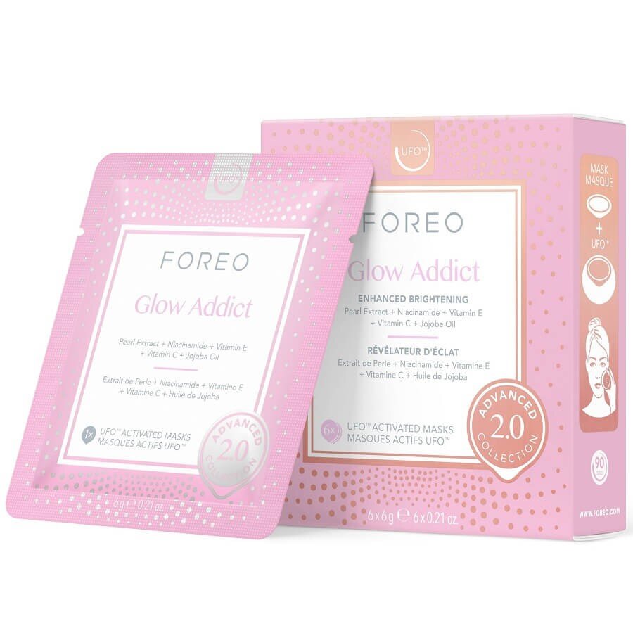 FOREO Maske Za Obraz Ufo Mask Glow Addict 2.0 Maska Nego Obraza 6 kos