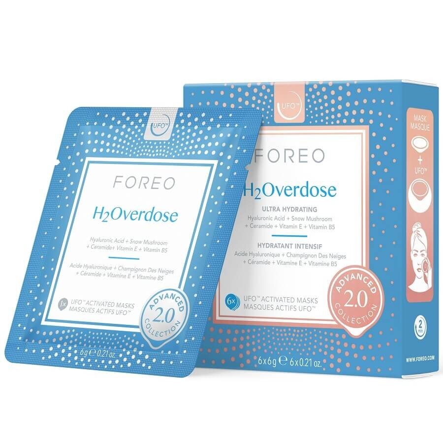 FOREO Maske Za Obraz Ufo Mask H20VERDOSE 2.0 Maska Nego Obraza 6 kos