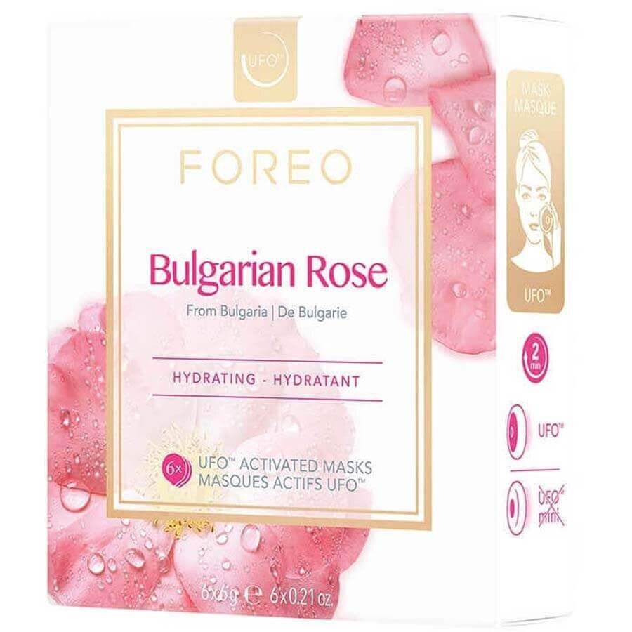 FOREO UFO™ Mask Bulgarian Rose Maska Za Nego Obraza 6 kos