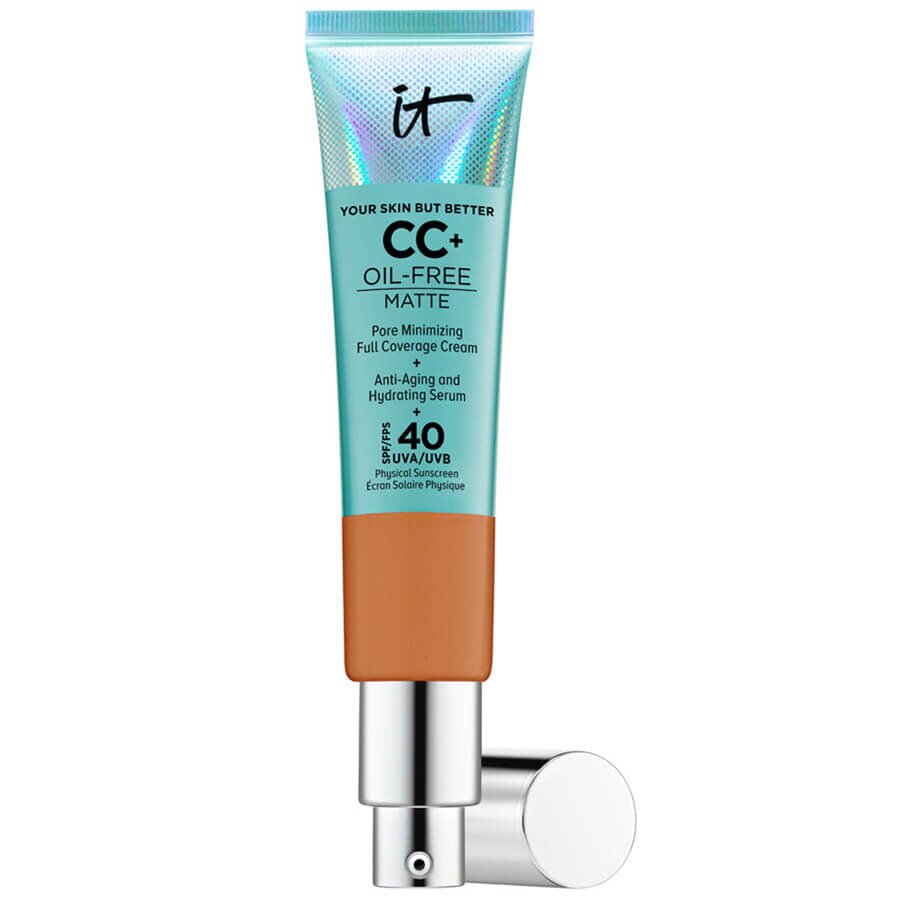 IT Cosmetics BB & CC Kreme CC+ Cream Oil-Free Matte With SPF 40 Rich (W) Tekoča Podlaga 32 ml