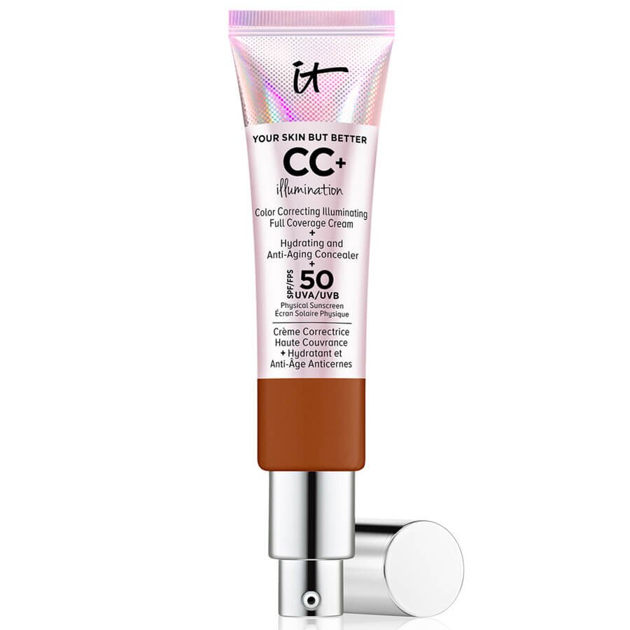 IT Cosmetics CC+ Cream Illumination With SPF 50+ Rich Honey (W) Tekoča Podlaga 32 ml