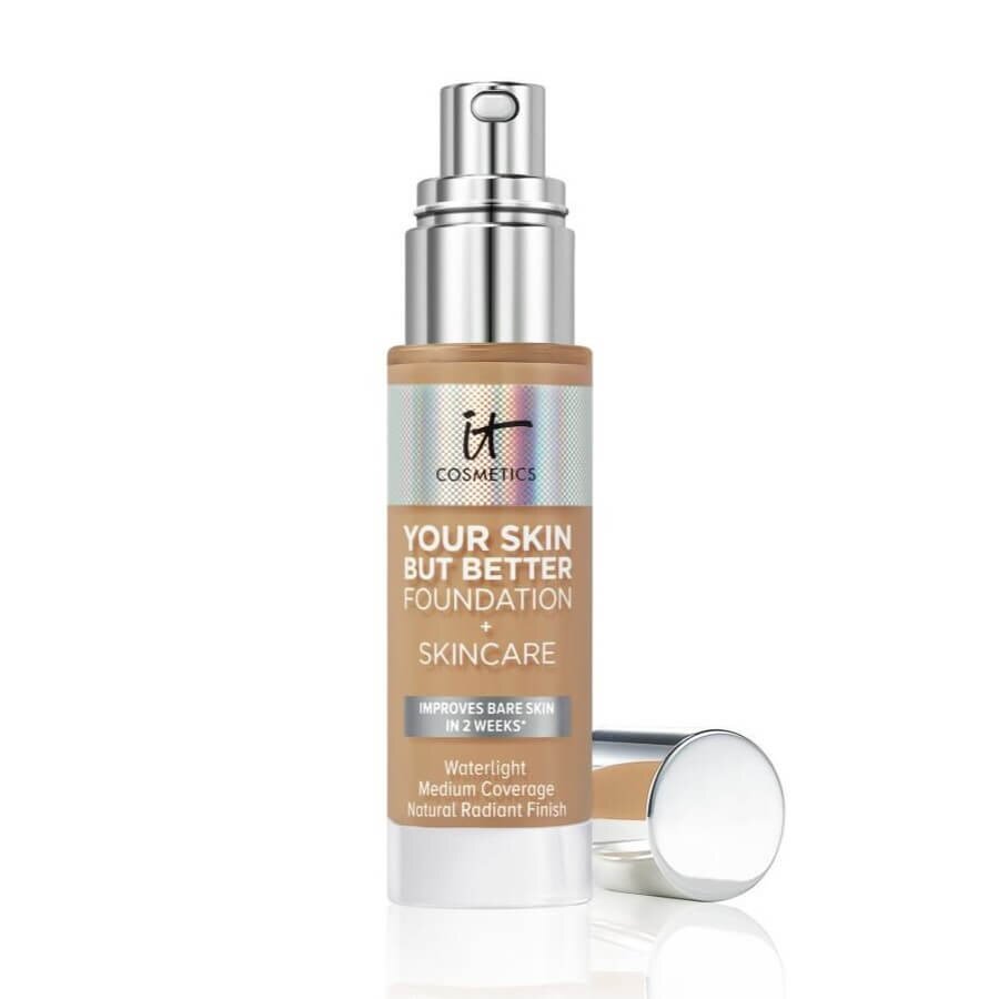 IT Cosmetics Your Skin But Better Foundation + Skincare Tan Warm Tekoča Podlaga 30 ml