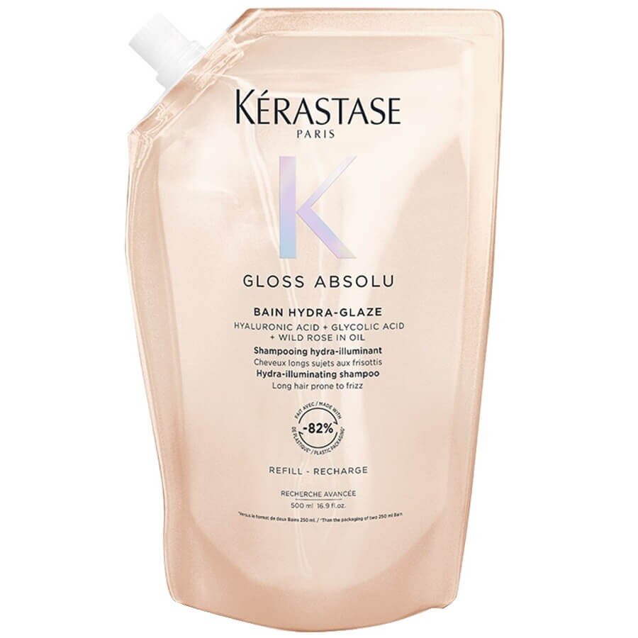 Kérastase Paris Gloss Absolu Hydra-Illuminating Shampoo Refill Pouch Šampon Za Lase 500 ml