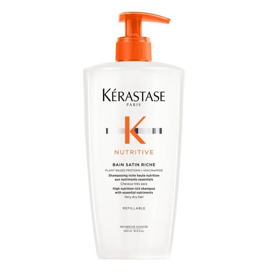 Kérastase Paris Nutritive Bain Satin Riche High Nutrition Rich Shampoo Šampon Za Lase 500 ml