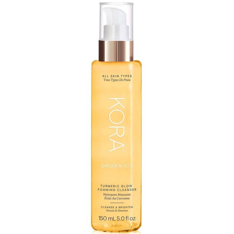 KORA Organics Turmeric Glow Foaming Cleanser Čistilna Pena Za Obraz 150 ml