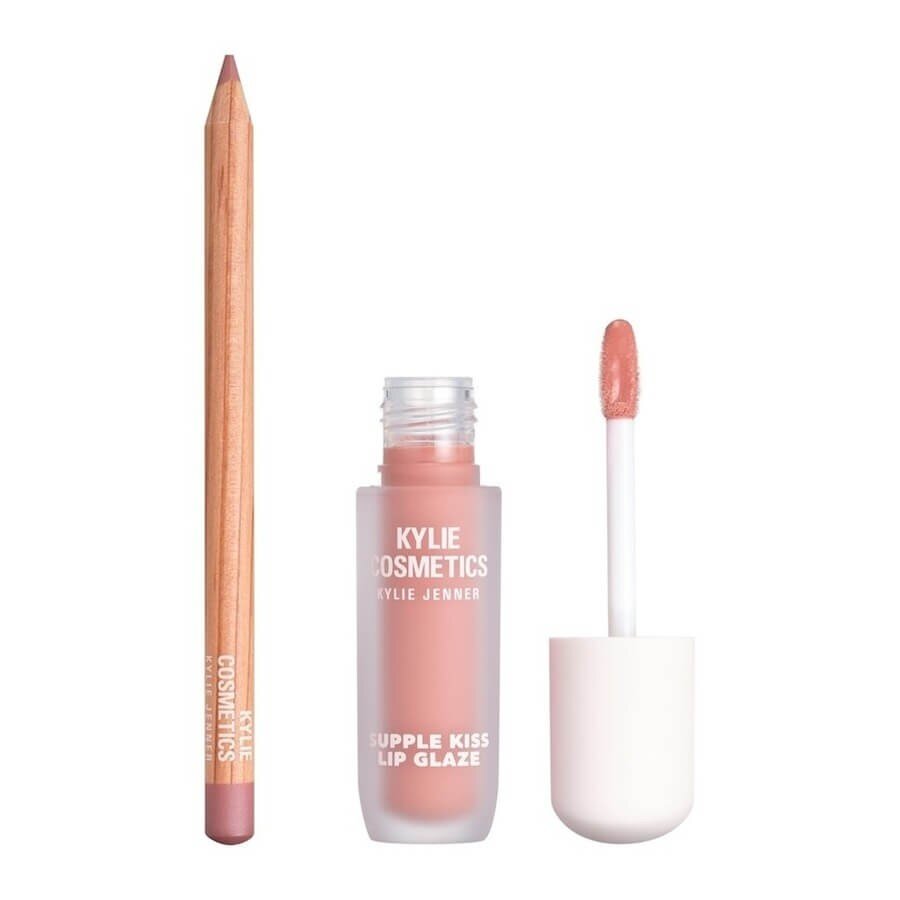KYLIE COSMETICS Glossy Lip Kit Coconut . Set 1 kos