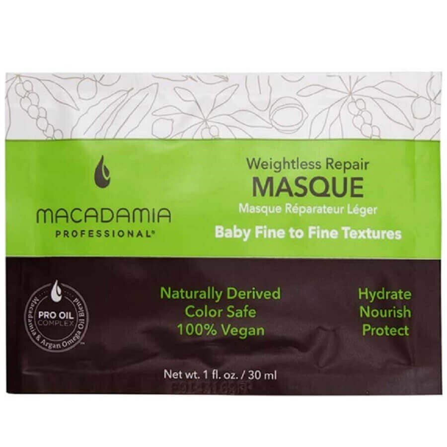 Macadamia Weightless Repair Masque Maska Za Lase 222 ml