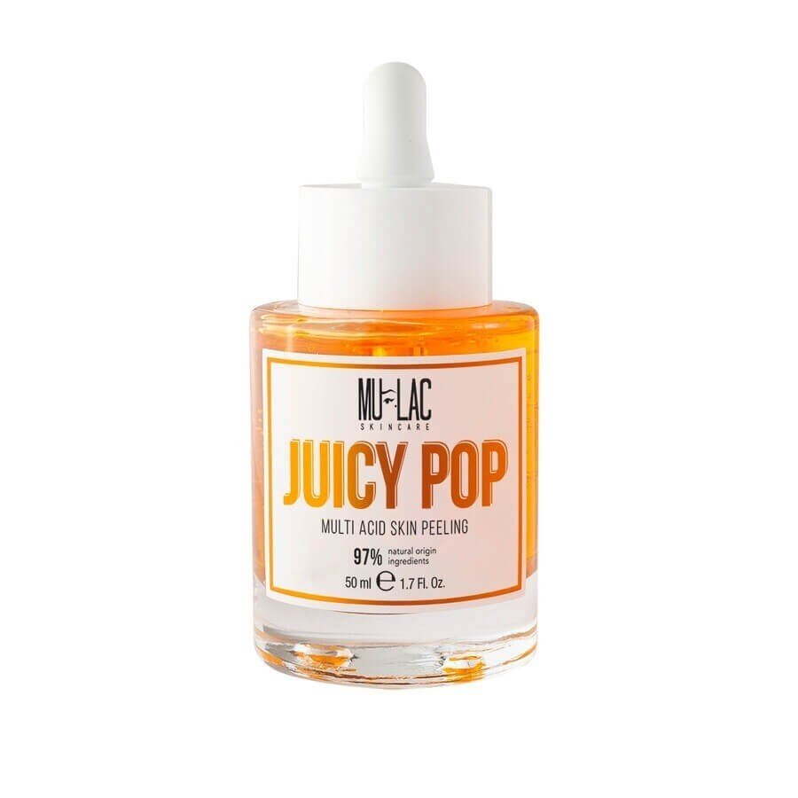 MULAC Juicy Pop Multi Acid Skin Peeling Čistilni Piling Za Obraz 50 ml