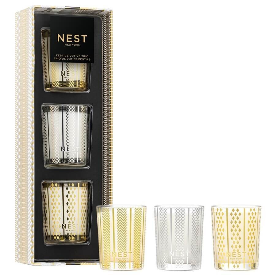 NEST New York Seti Festive Votive Candle Trio Set 1 kos