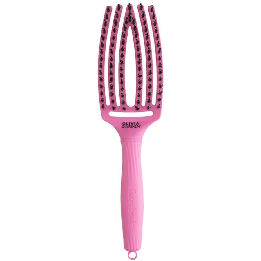 Olivia Garden Fingerbrush Pink Granita Krtača Za Lase 1 kos