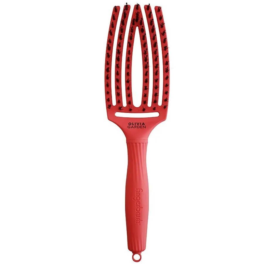 Olivia Garden Fingerbrush Red Confidence Krtača Za Lase 1 kos