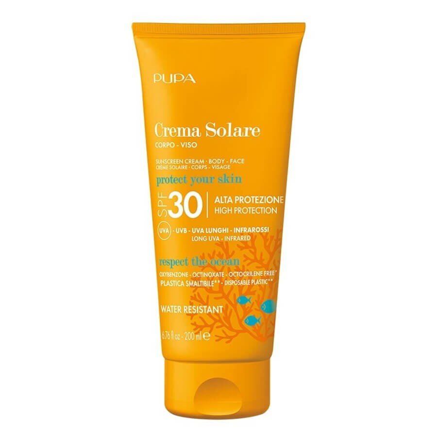 Pupa Sunscreen Cream SPF 30 Krema Za Obraz Zaščito Pred Soncem 200 ml