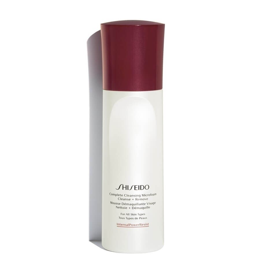 Shiseido Complete Cleansing Microfoam Čistilna Pena Za Obraz 180 ml