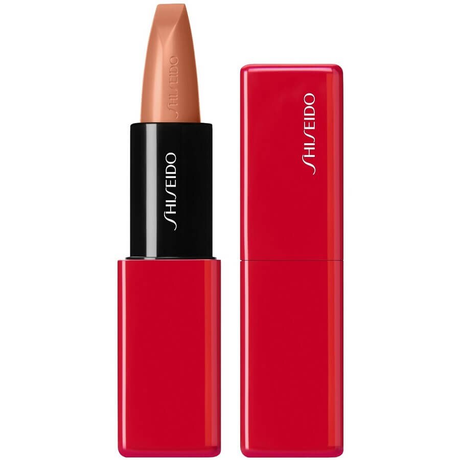 Shiseido TechnoSatin Gel Lipstick Scarlet Cluster Šminka Za Ustnice 4 g